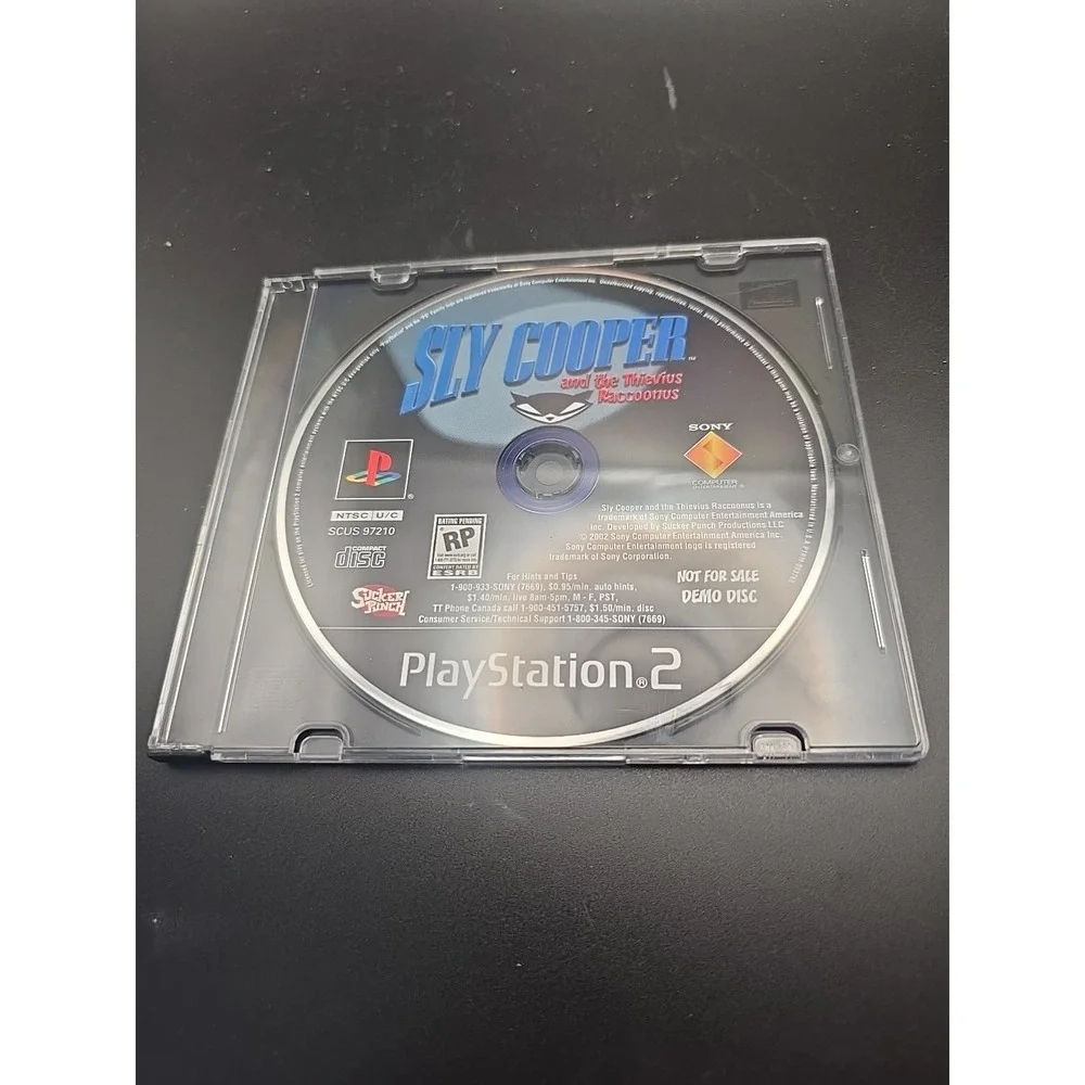 Sony PlayStation 2 PS2 Disc Only Sly Cooper and the Thievius Raccoonus Demo Disc